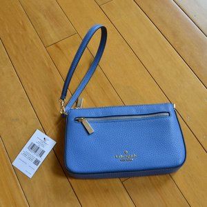 Kate Spade Leila Pebble Leather Convertible Wristlet Wallet Clutch